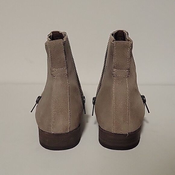 Frye Carly Zip Suede Ankle Boots - Picture 4 of 11